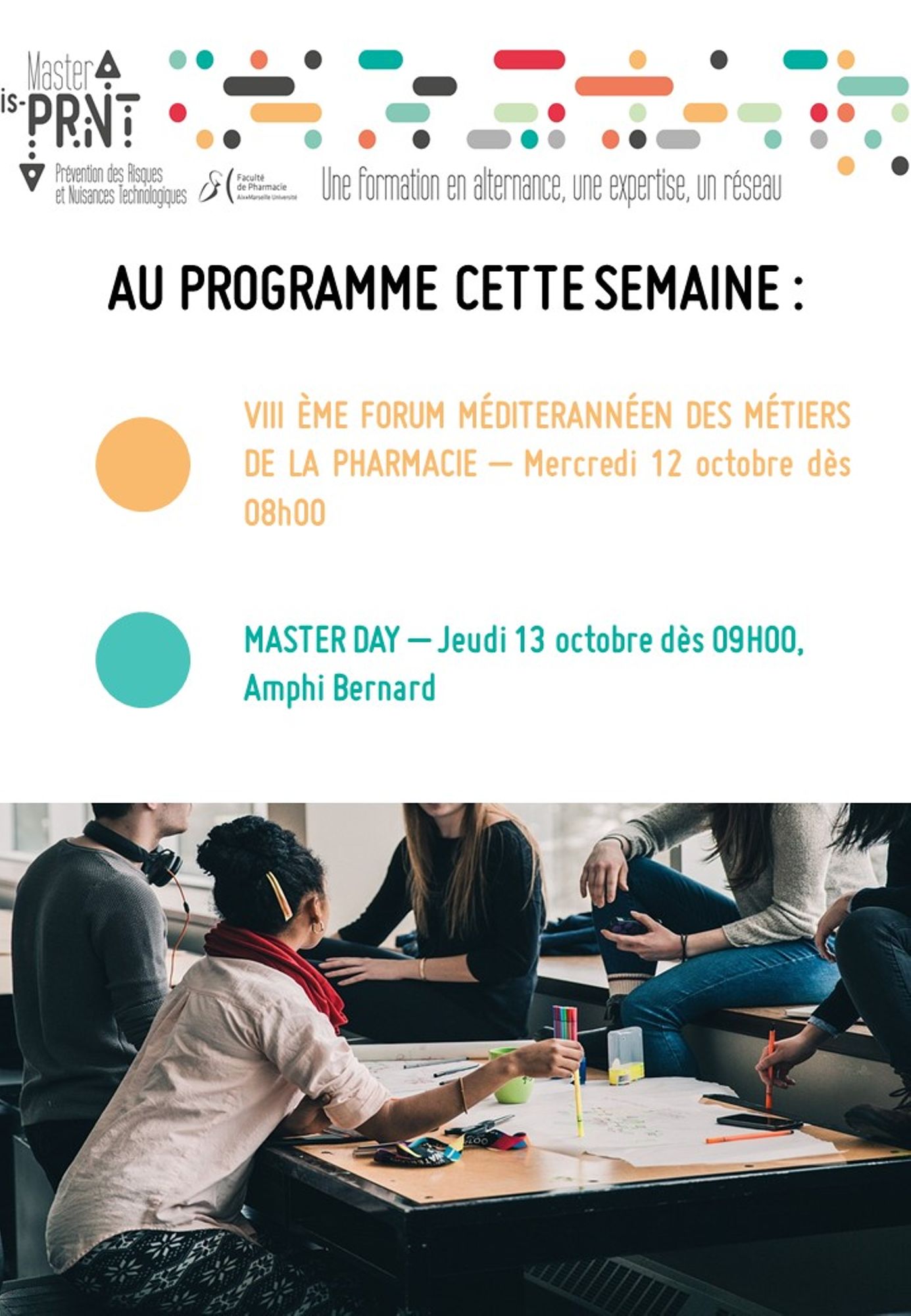 [Salon/Forum] - Forum Méditerranéen des Métiers de la Pharmacie x Master Day